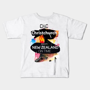 CHC Christchurch airport Kids T-Shirt